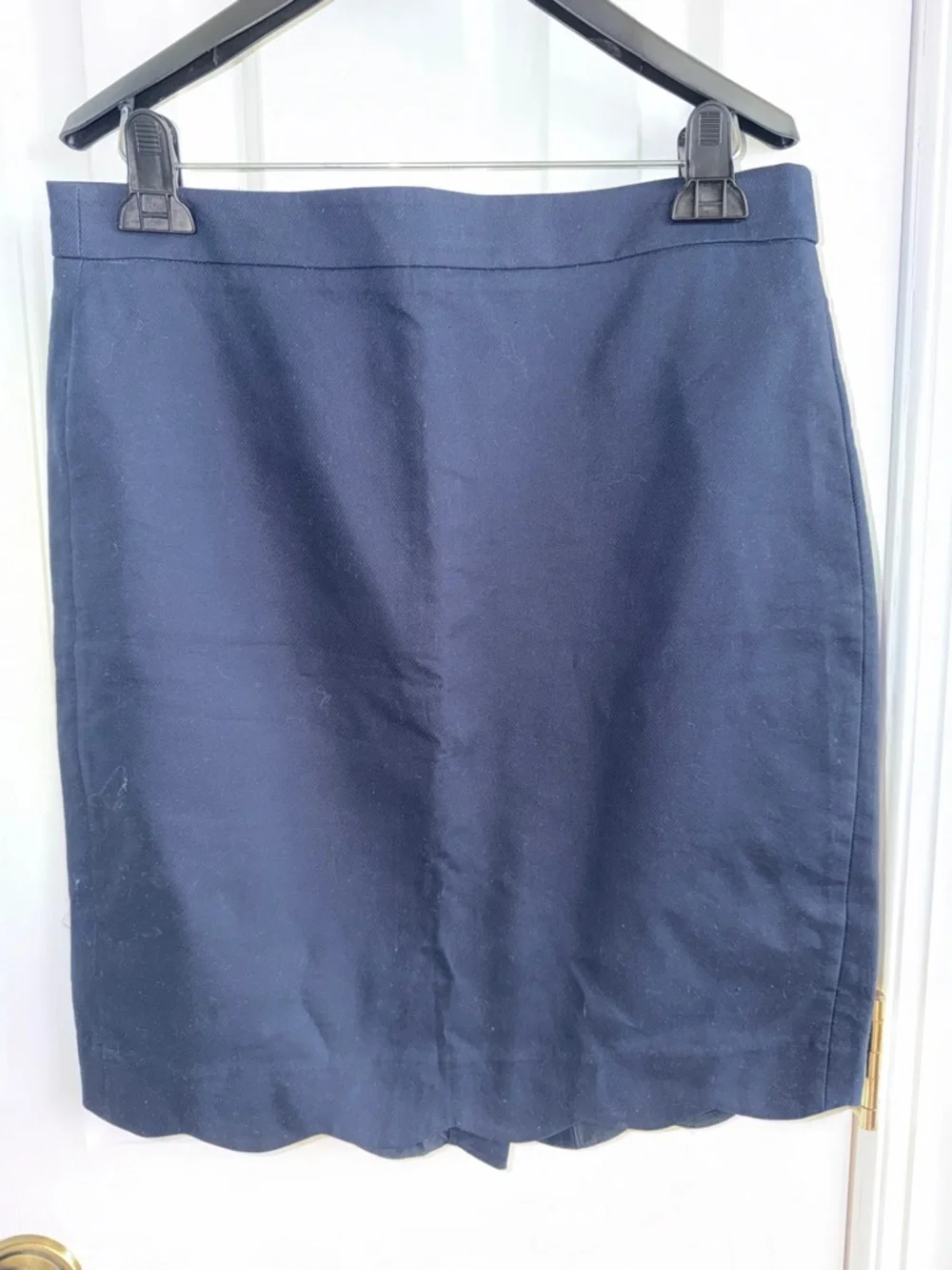 J. Crew Dark Navy Pencil Skirt